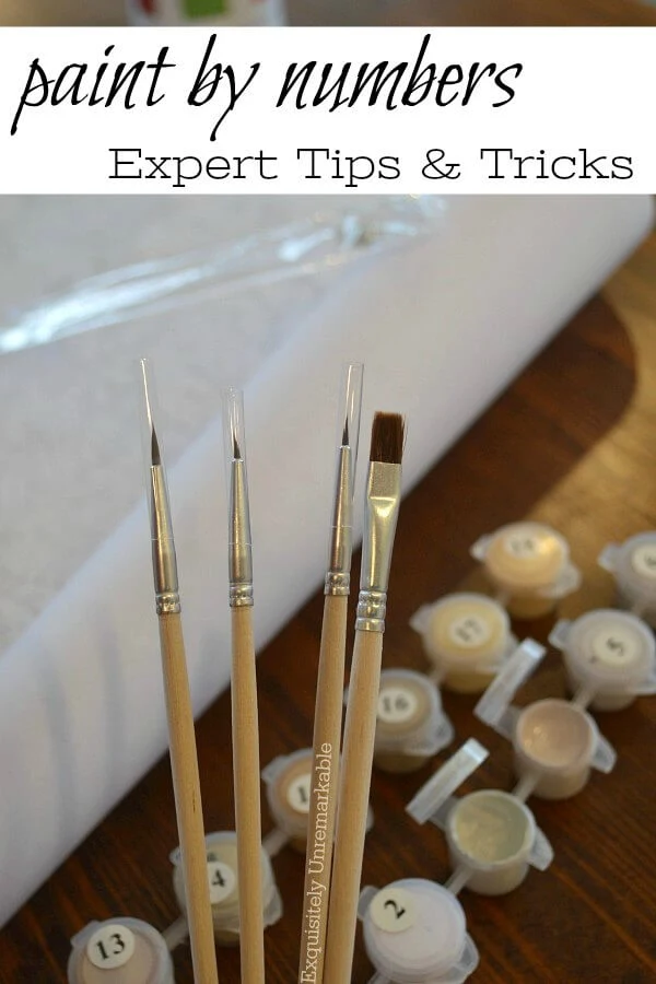 Paint By Numbers Expert Tips And Tricks - Exquisitely Unremarkable